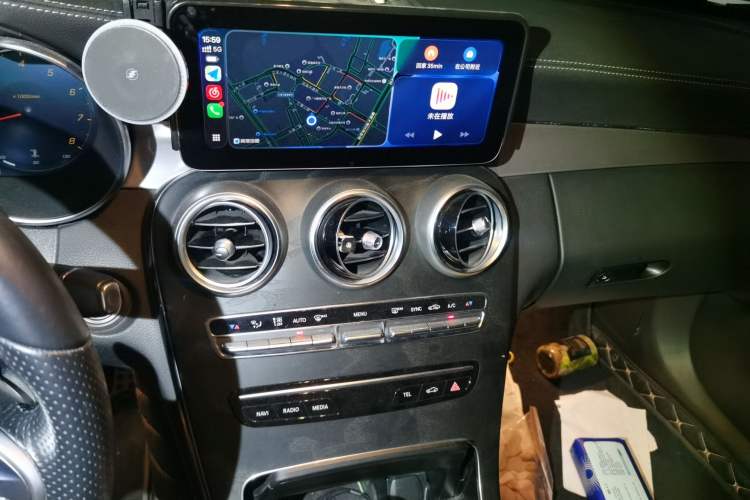 Used Mercedes-Benz C-Class 2020 C 200 Coupe Audio And AC Panel