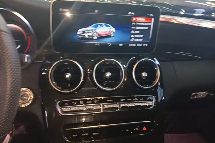 Used Mercedes-Benz C-Class 2020 Restyled C 260 Sport Edition Audio And AC Panel