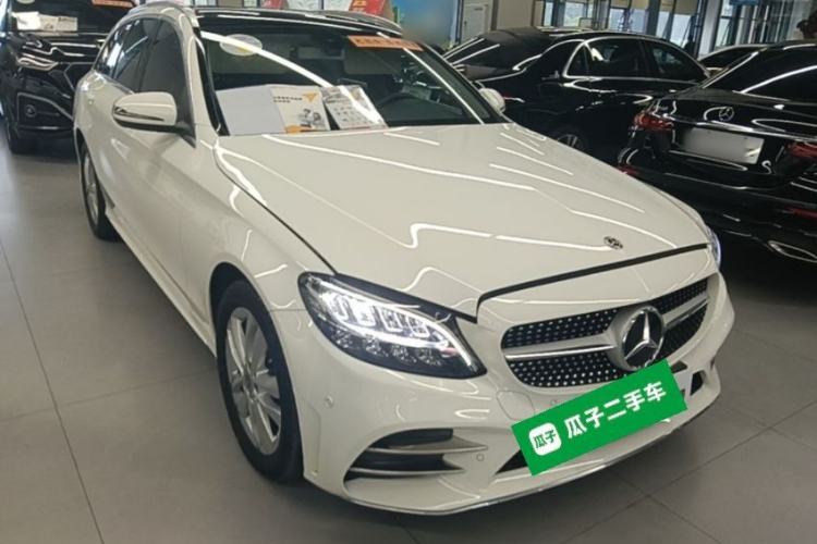 Used Mercedes-Benz C-Class 2020 C 200 station wagon Front Right 45 Deg
