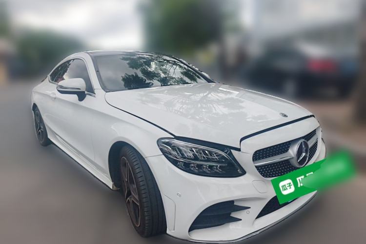 Used Mercedes-Benz C-Class 2020 C 200 Coupe Front Right 45 Deg