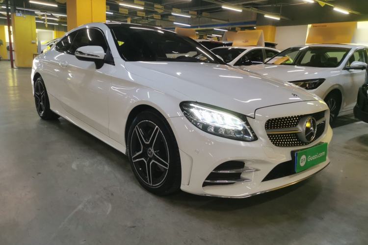 Used Mercedes-Benz C-Class 2020 C 260 Coupe Front Right 45 Deg