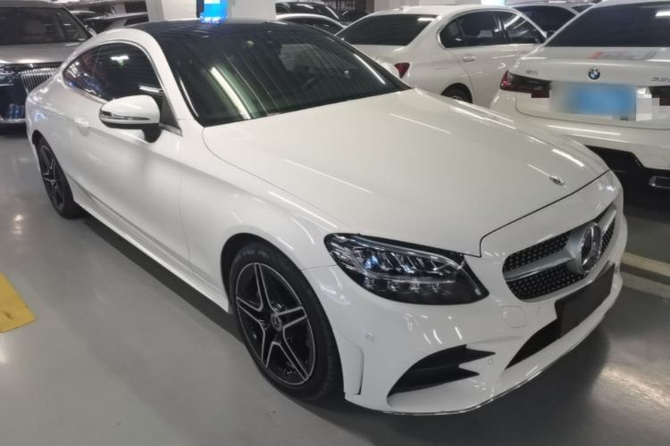 Used Mercedes-Benz C-Class 2020 C 260 Coupe Front Right 45 Deg