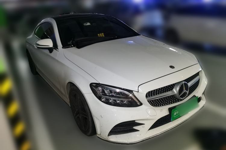 Used Mercedes-Benz C-Class 2020 C 200 Coupe Front Right 45 Deg