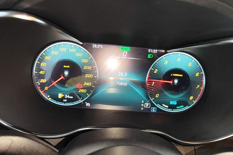 Used Mercedes-Benz C-Class 2020 C 260 L Sport Edition Instrument Cluster