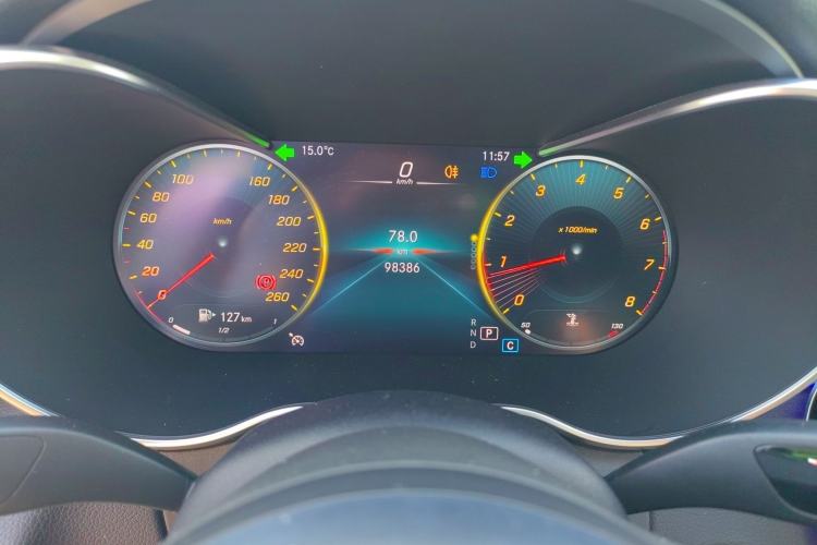 Used Mercedes-Benz C-Class 2020 Restyled C 200 L Fashion Edition Sport Version Instrument Cluster