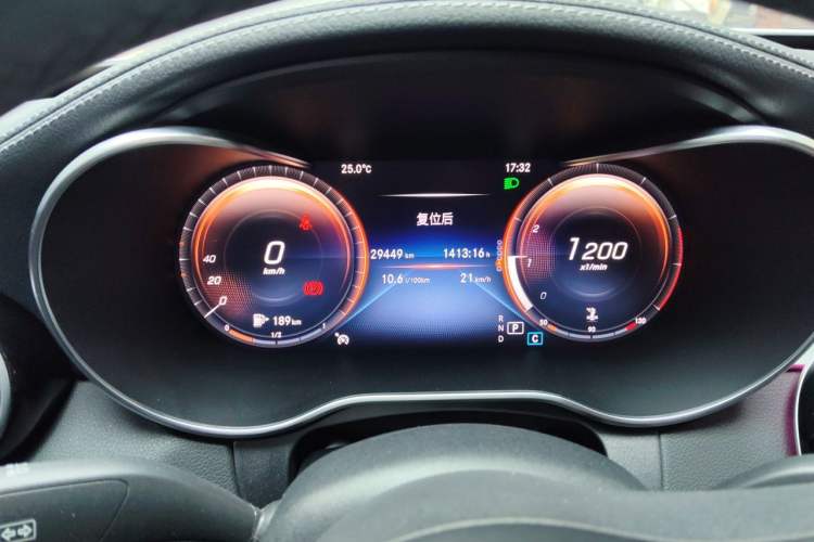 Used Mercedes-Benz C-Class 2020 Updated C 200 L Fashion Edition Instrument Cluster