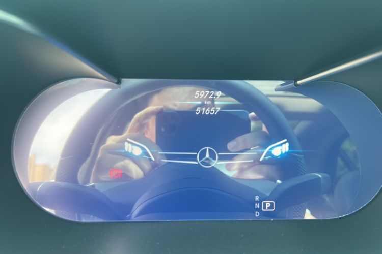 Used Mercedes-Benz C-Class 2020 C 260 L Sport Edition Odometer Close Up