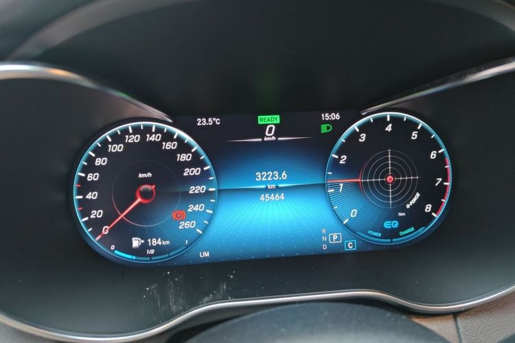 Used Mercedes-Benz C-Class 2020 C 260 L Sport Edition Odometer Close Up