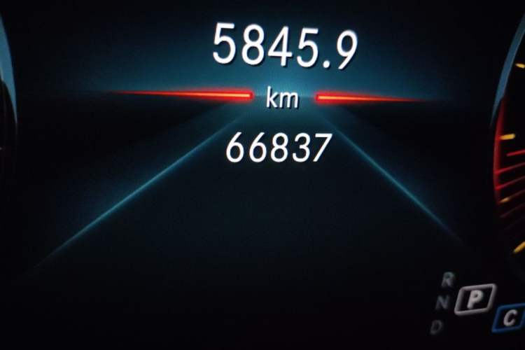 Used Mercedes-Benz C-Class 2020 Restyled C 200 L Fashion Edition Sport Version Odometer Close Up