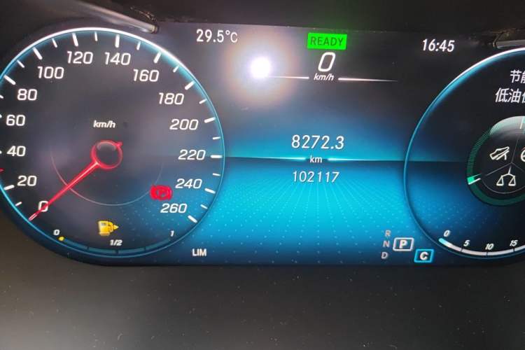 Used Mercedes-Benz C-Class 2020 C 260 Sport Edition Odometer Close Up