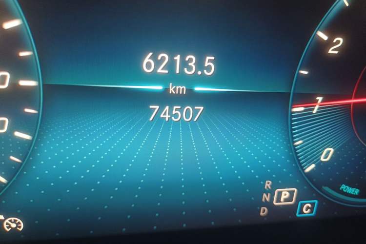 Used Mercedes-Benz C-Class 2020 Restyled C 260 Sport Edition Odometer Close Up