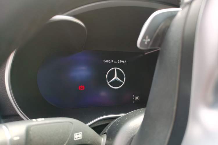 Used Mercedes-Benz C-Class 2020 C 260 Coupe Odometer Close Up