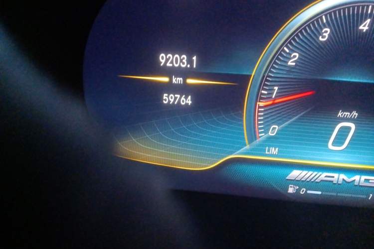 Used Mercedes-Benz C-Class 2020 C 260 Estate Odometer Close Up