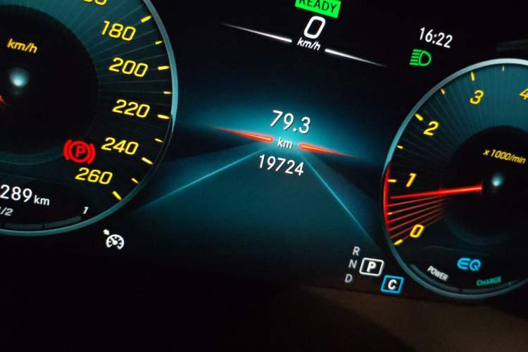 Used Mercedes-Benz C-Class 2020 Restyled C 260 L Sport Edition Odometer Close Up