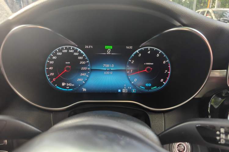 Used Mercedes-Benz C-Class 2020 C 260 Sport Edition Odometer Close Up