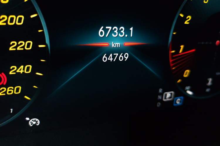 Used Mercedes-Benz C-Class 2020 Restyled C 200 L Fashion Edition Sport Version Odometer Close Up