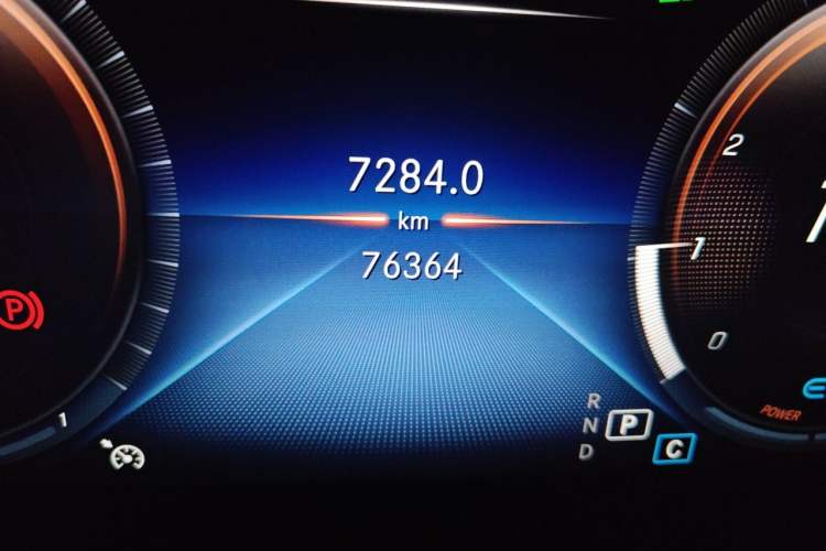 Used Mercedes-Benz C-Class 2020 Restyled C 260 L Sport Edition Odometer Close Up