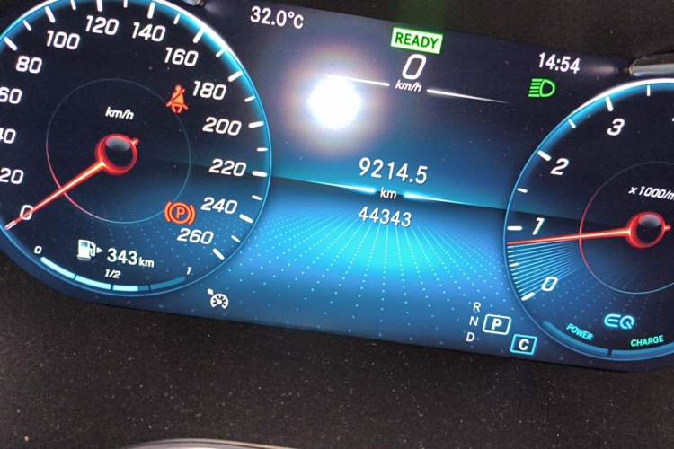 Used Mercedes-Benz C-Class 2020 Restyled C 260 L Sport Edition Odometer Close Up