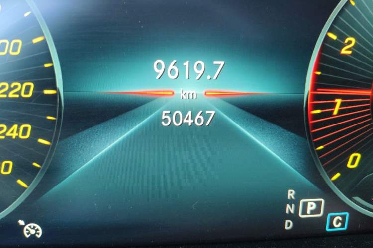 Used Mercedes-Benz C-Class 2020 C 260 L Sport Edition Odometer Close Up