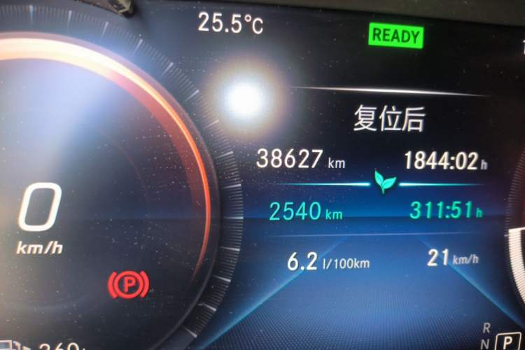 Used Mercedes-Benz C-Class 2020 Restyled C 260 L Sport Edition Odometer Close Up