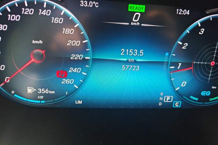 Used Mercedes-Benz C-Class 2020 Restyled C 260 L Sport Edition Odometer Close Up