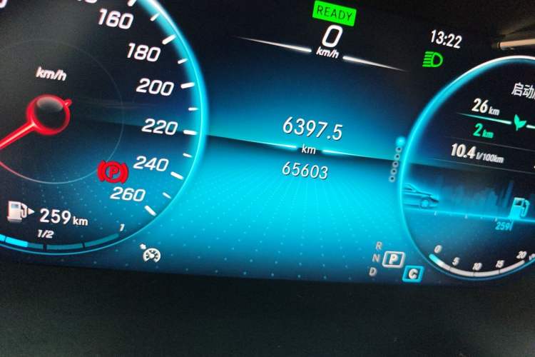 Used Mercedes-Benz C-Class 2020 Restyled C 260 L Sport Edition Odometer Close Up