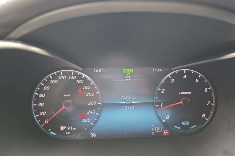 Used Mercedes-Benz C-Class 2020 Restyled C 260 L Sport Edition Odometer Close Up
