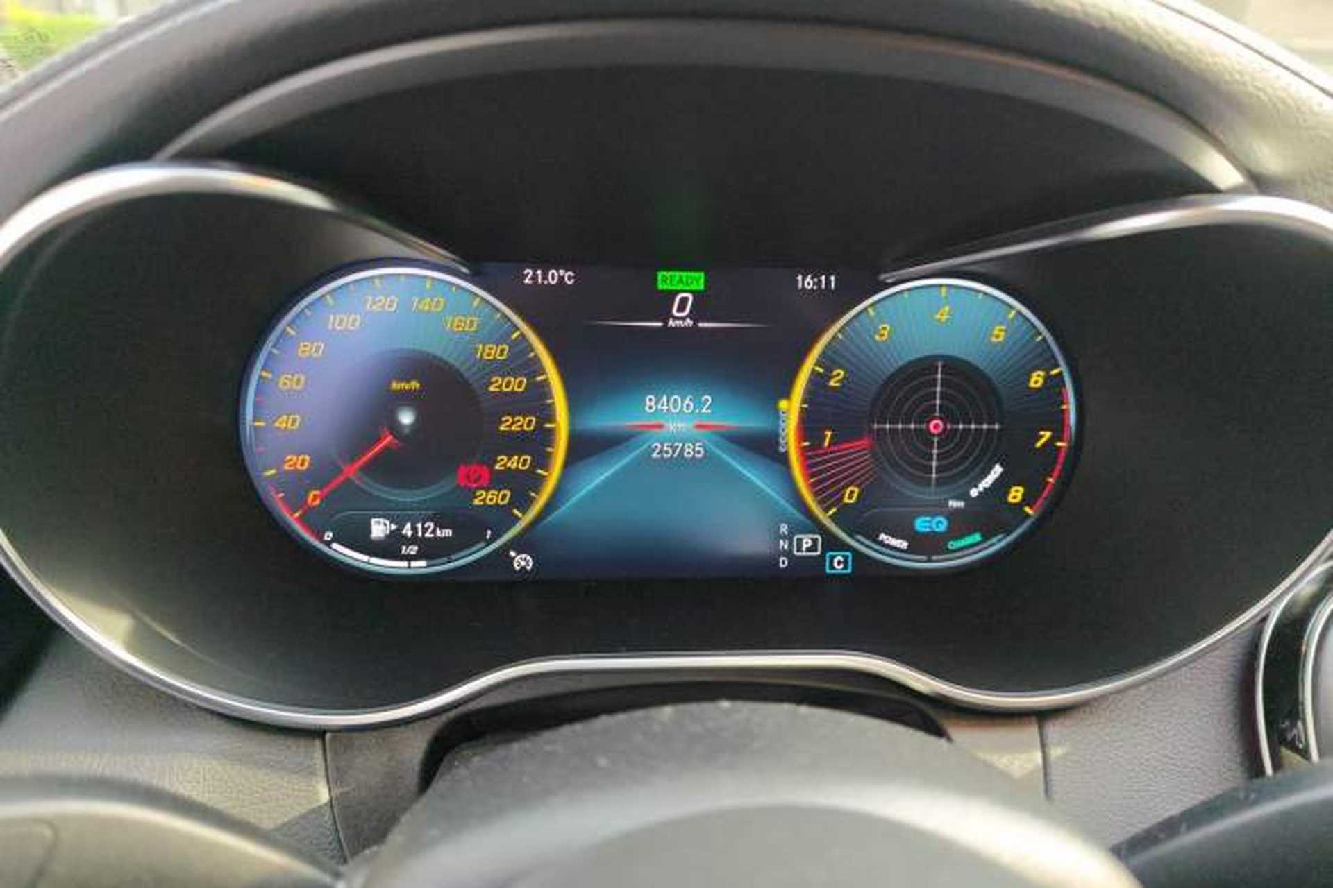 Used Mercedes-Benz C-Class 2020 Restyled C 260 L Sport Edition Odometer Close Up
