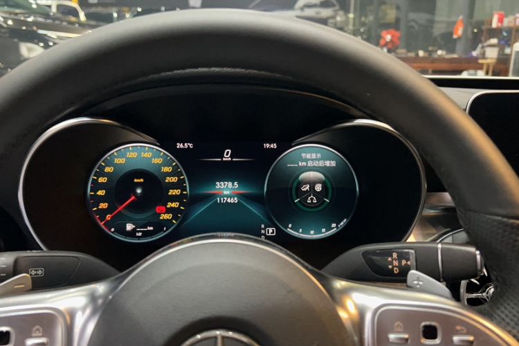 Used Mercedes-Benz C-Class 2020 C 200 L Fashion Edition Sport Version Odometer Close Up