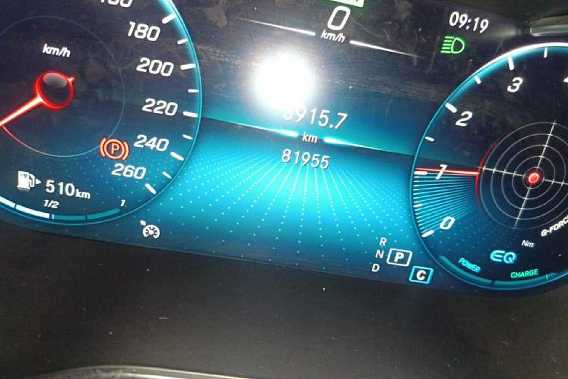 Used Mercedes-Benz C-Class 2020 Restyled C 260 L Sport Edition Odometer Close Up
