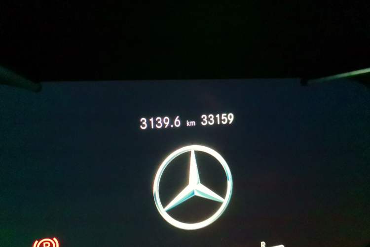 Used Mercedes-Benz C-Class 2020 C 260 Coupe Odometer Close Up
