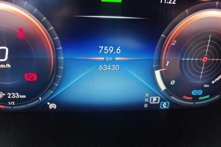 Used Mercedes-Benz C-Class 2020 Restyled C 260 Sport Edition Odometer Close Up