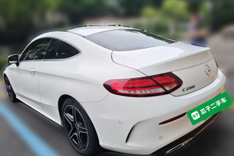 Used Mercedes-Benz C-Class 2020 C 200 Coupe Rear Left 45 Deg