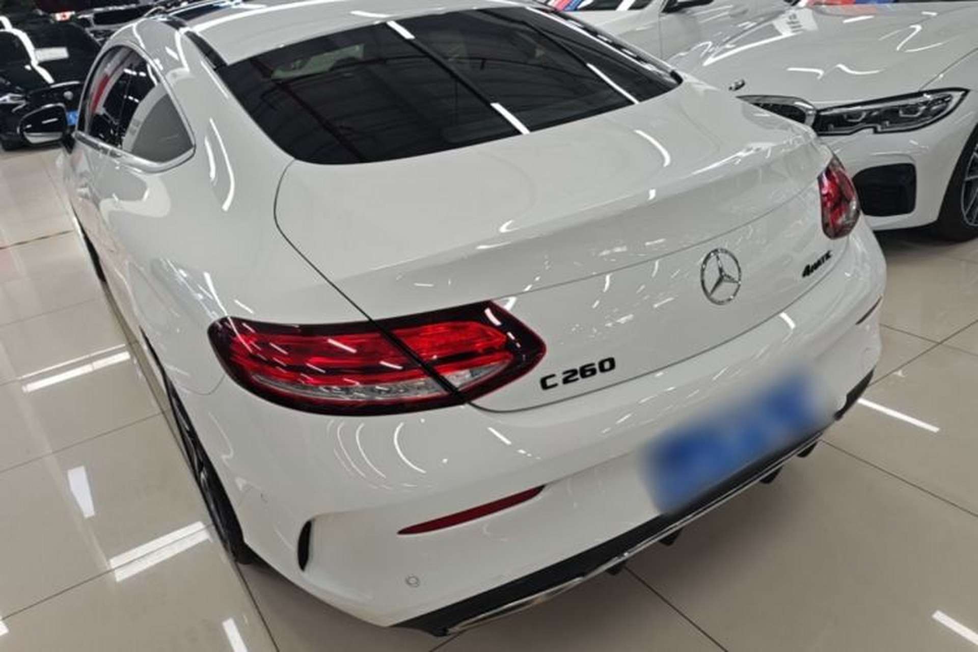 Used Mercedes-Benz C-Class 2020 C 260 Coupe Rear Left 45 Deg