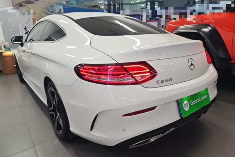 Used Mercedes-Benz C-Class 2020 C 200 Coupe Rear Left 45 Deg
