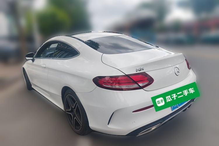 Used Mercedes-Benz C-Class 2020 C 200 Coupe Rear Left 45 Deg