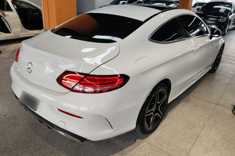 Used Mercedes-Benz C-Class 2020 C 260 Coupe Rear Right 45 Deg