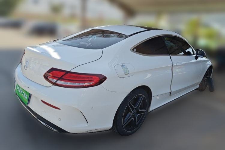 Used Mercedes-Benz C-Class 2020 C 260 Coupe Rear Right 45 Deg