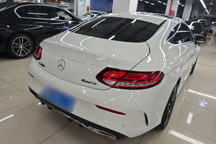 Used Mercedes-Benz C-Class 2020 C 260 Coupe Rear Right 45 Deg