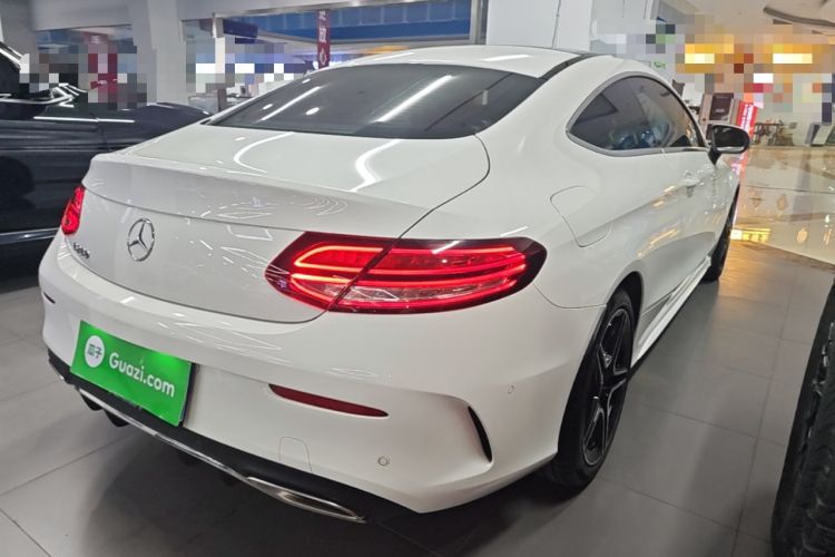 Used Mercedes-Benz C-Class 2020 C 200 Coupe Rear Right 45 Deg