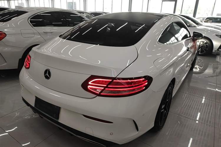 Used Mercedes-Benz C-Class 2020 C 260 Coupe Rear Right 45 Deg