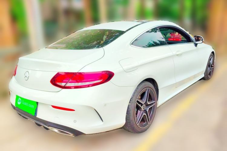 Used Mercedes-Benz C-Class 2020 C 260 Coupe Rear Right 45 Deg