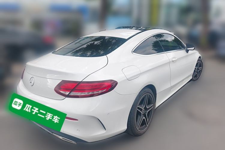 Used Mercedes-Benz C-Class 2020 C 200 Coupe Rear Right 45 Deg