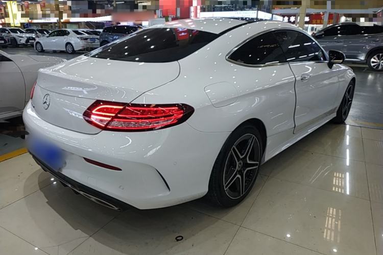 Used Mercedes-Benz C-Class 2020 C 260 Coupe Rear Right 45 Deg