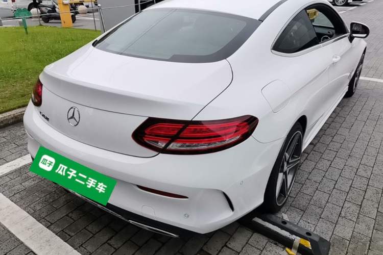 Used Mercedes-Benz C-Class 2020 C 260 Coupe Rear Right 45 Deg