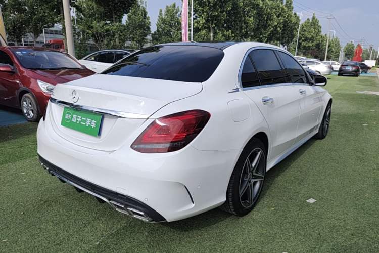 Used Mercedes-Benz C-Class 2020 Restyled C 260 L Sport Edition Rear Right 45 Deg