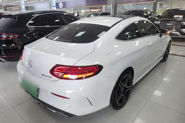 Used Mercedes-Benz C-Class 2020 C 200 Coupe Rear Right 45 Deg
