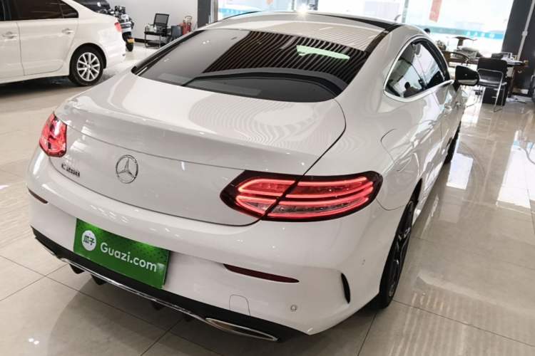 Used Mercedes-Benz C-Class 2020 C 260 Coupe Rear Right 45 Deg