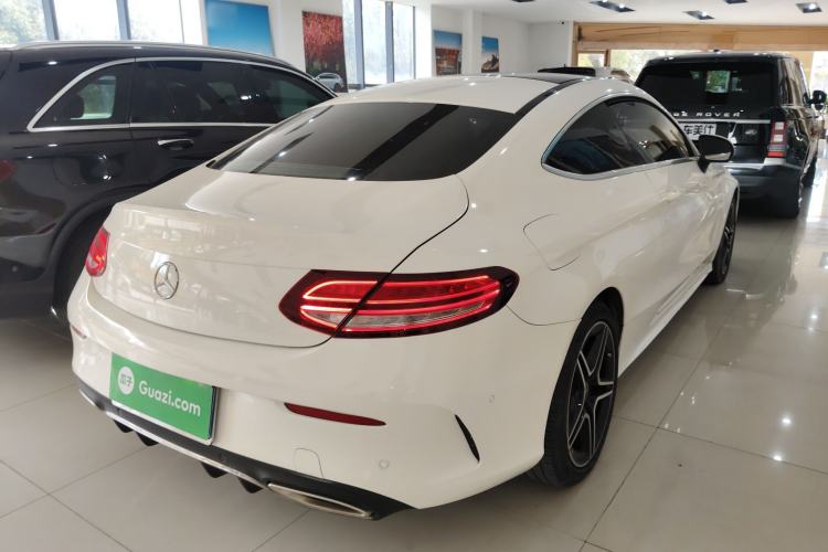 Used Mercedes-Benz C-Class 2020 C 200 Coupe Rear Right 45 Deg
