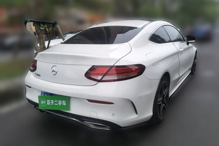 Used Mercedes-Benz C-Class 2020 C 260 Coupe Rear Right 45 Deg